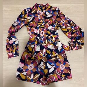 Boutique FATE Romper with Zipper and Belt